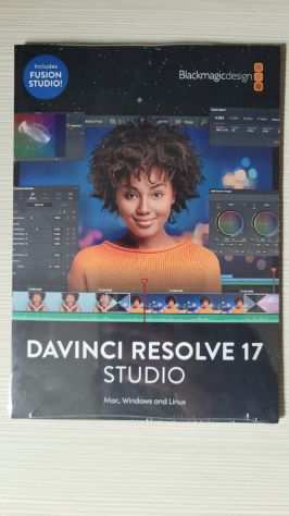 Official Blackmagic Davinci Resolve Studio Licenza Retail contiene Fusion Studio