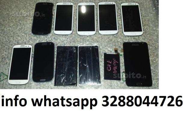 Offro Vetro e LCD samsung s2 s3 s4 s5 s6 note 2 3neo 4 i Nuovo prezzo euro