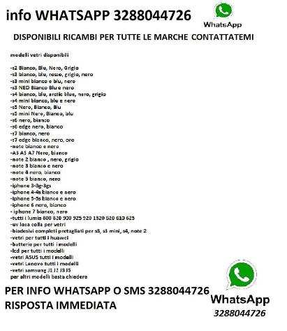 Offro Vetro e LCD samsung s2 s3 s4 s5 s6 note 2 3neo 4 i Nuovo prezzo euro