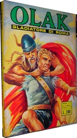 Olak Gladiatore di Roma n. 5 1974 Edizioni Metro Condizioni buone, pagine ingi