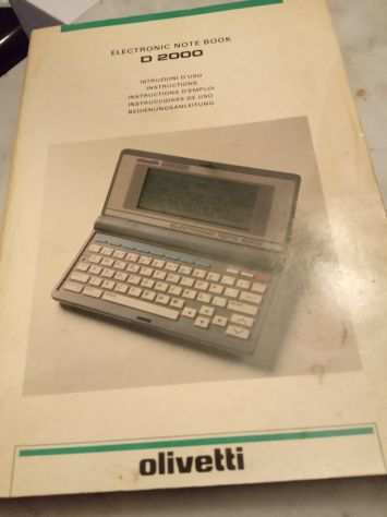 Olivetti D2000 ndash Note book elettronico
