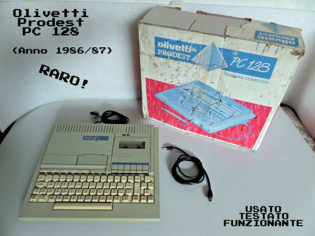 Olivetti Prodest PC 128 (1986) con scatola (Funzionante)