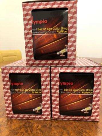 OLYMPIA Strings - 30 mute per basso FLATWOUND fls 4b-45100 - Basso Elettrico