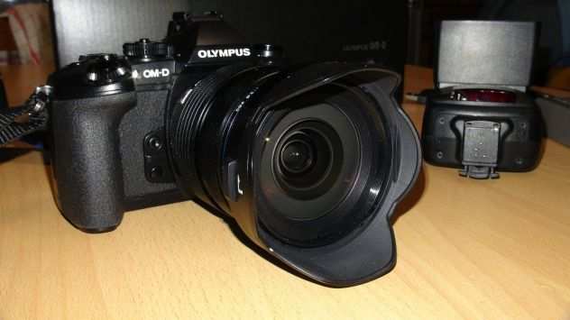 Olympus OM-D E-M1  kit  flash Metz