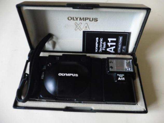 Olympus XA  flash A11 con scatola e documenti Fotocamera analogica