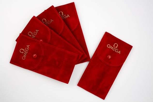 Omega Box Offerta 41 Idea Regalo Novitagrave Rosso Tessuto Nuovo Promozione
