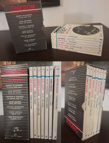 OMICRON, 7 ROMANZI DI FANTASCIENA, SIAD EDIZIONI 1981, IN COFANETTO.