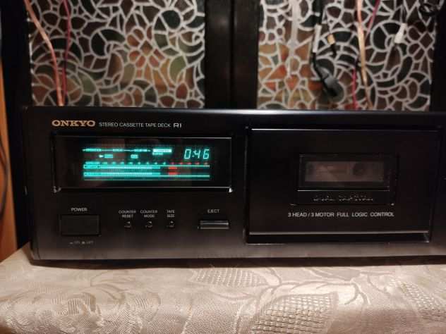 Onkyo TA-6510 Piastra A Cassette - 3 Testine - Cinghie Nuove