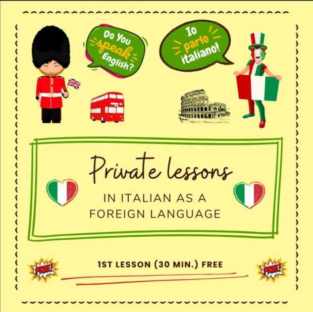 Online Italian Private Lessons for students