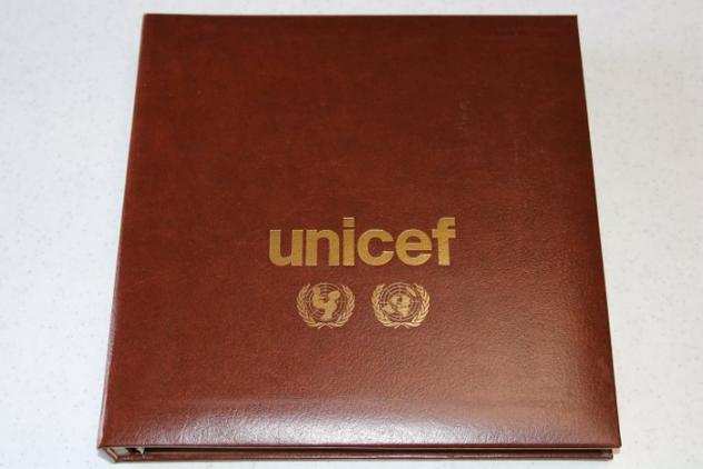ONU Nazioni Unite Unicef 1980 - Libro edito dallUnicef con buste primo giorno delle bandiere degli stati - EDIZIONE 1980