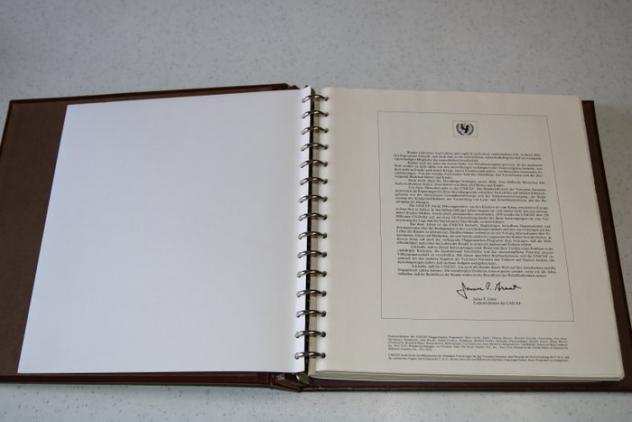 ONU Nazioni Unite Unicef 1980 - Libro edito dallUnicef con buste primo giorno delle bandiere degli stati - EDIZIONE 1980