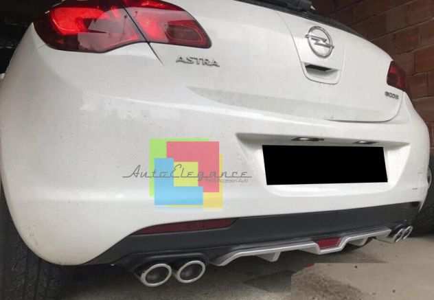 OPEL ASTRA J DIFFUSORE SOTTO PARAURTI QUATTRO TERMINALI ABS -