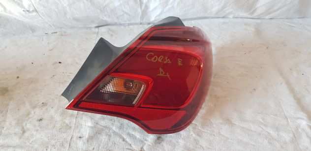 OPEL CORSA E FANALE FARO FANALI PORTALAMPADA POSTERIORE DESTRO DX 39012622