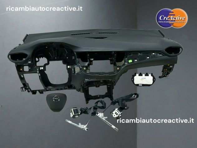 Opel Crossland X Cruscotto Airbag Kit Completo Ricambi auto Creactive.it