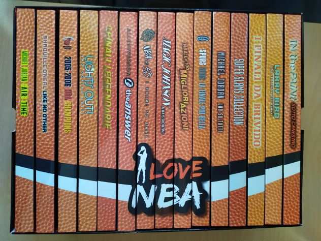 Opera completa box cofanetto 15 dvd i love nba basket