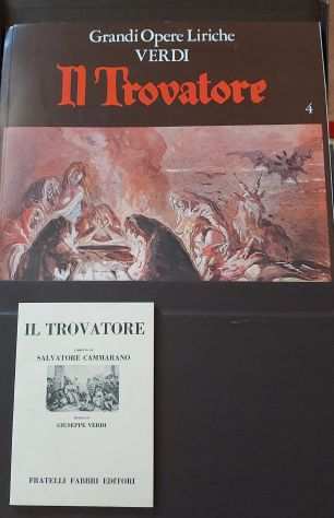 Opera lirica AidaIl Trovatore- 2 cofanetti 8 dischi 33 vinile