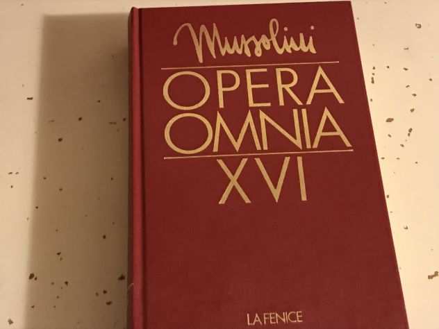 Opera Omnia Mussolini La Fenice ristampa 1983