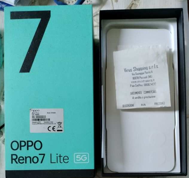 Oppo reno 7 lite 5g dual sim 128gb-ram 8gb in garanzia come nuovo