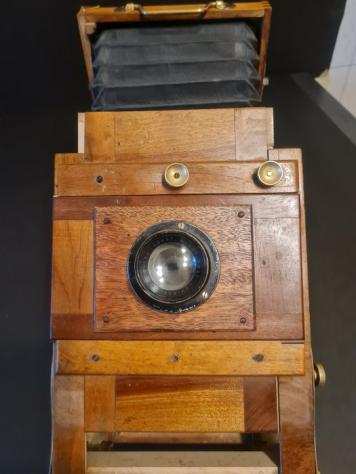 Optochrom, macchina a collodio probabili originie francase 000000 Fotocamera a collodio umido