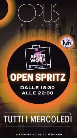 Opus Milano Mercoledi 11 Ottobre 2023 AfterWork OpenSpritz Brera Info 3516641431