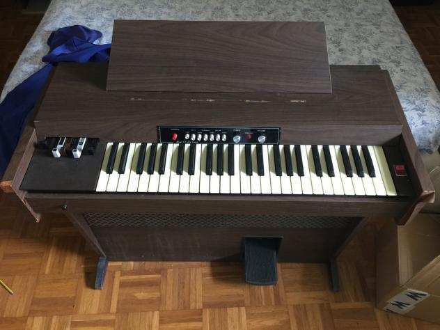 Organo Pianola Vintage con mobile amplificata