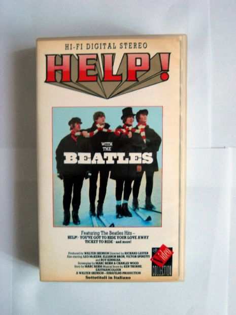 Originale videocassetta VHS WHIT THE BEATLES HELP