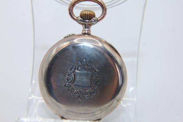 Orologio argento da taschino con braccialetto cinturino inizio 900 - 1901-1949