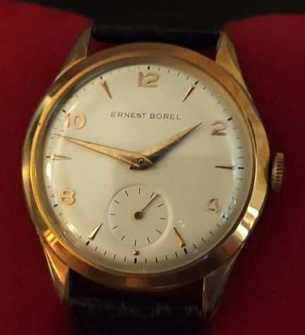 Orologio carica manuale revisionato Ernest Borel.
