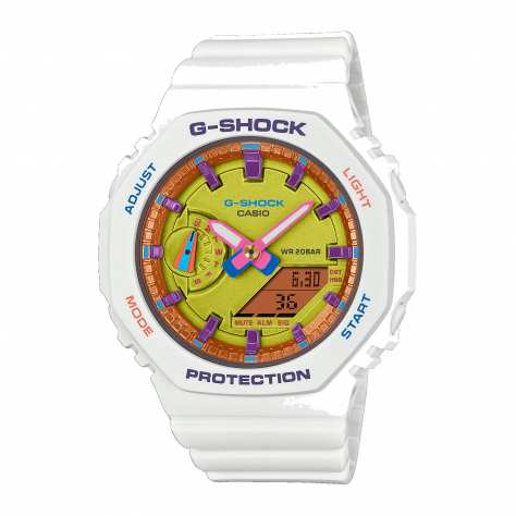 Orologio Casio G-Shock GMA-S2100BS-7AER Stile Casual Dual Time Bianco