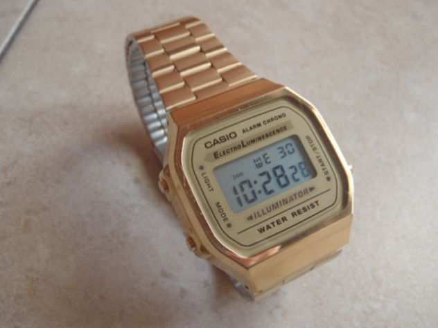 Orologio Casio oro modello A168