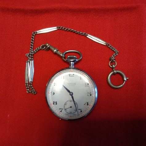 Orologio da Tasca Taschino Cipolla MONVIS 15 Rubis Ferrovie dello Stato