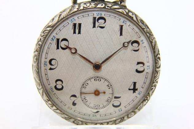 Orologio da taschino inizio 1900 Art Decograve - NO RESERVE PRICE - Uomo - 1901-1949