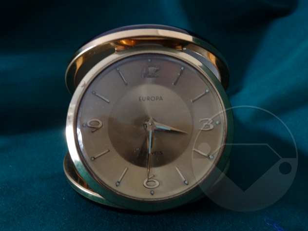 Orologio da viaggio EUROPA 7 Jewels, Vintage