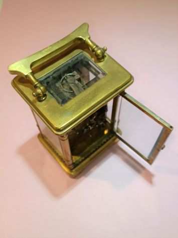 Orologio da viaggio originale anni 40 - ottone e cristallo