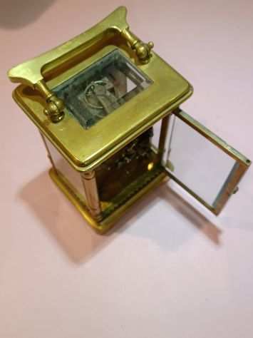 Orologio da viaggio originale anni 40 - ottone e cristallo