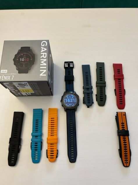 Orologio GPS Garmin Fenix 7 Solar  7 Cinturini  Protezioni