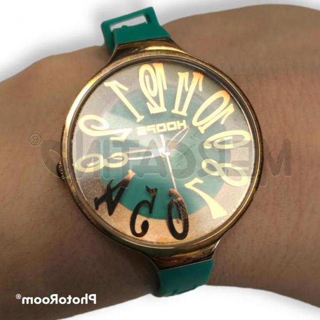 Orologio hoops quadrante e cinturino verde