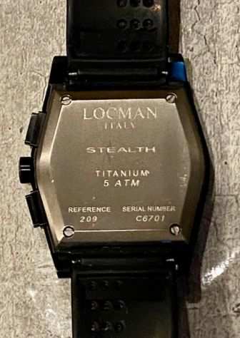 Orologio Locman Stealth Titanium 5 ATM Reference 209