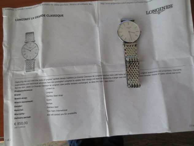 Orologio Longines