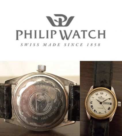 Orologio Philip Watch Cormoran, Movimento automatico calibro ETA 2789-1.