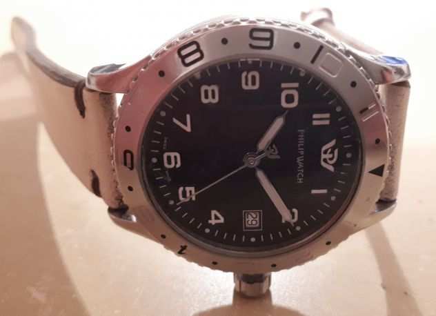 Orologio Quarzo Uomo Philip Watch, SINCE 1858 ADMIRAL, Swiss Made.