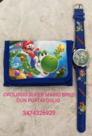 orologio Super Mario Bros con portafoglio