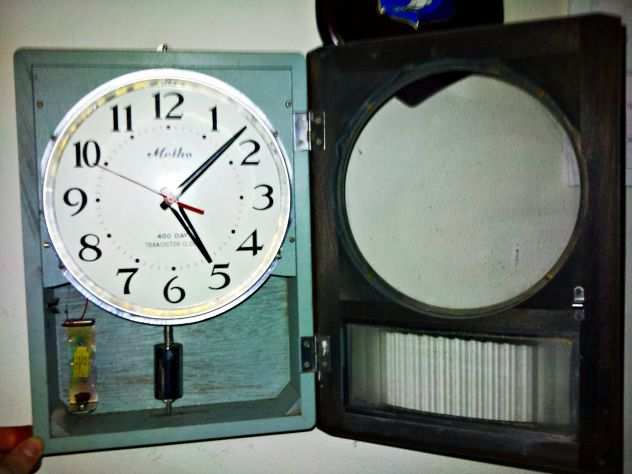 Orologio Vintage-Marca Meiko 400 Day Transistor clock
