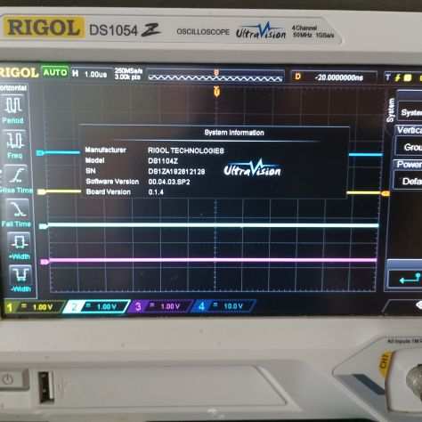 oscilloscopio digitale RIGOL