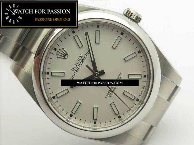 OYSTER PERPETUAL 39MM BEST EDITION 904L SS CASSA E BRACCIALE IN ACCIAIO QUADRANTE BIANCO (Copia)