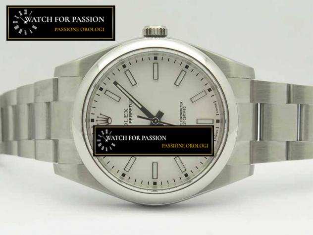 OYSTER PERPETUAL 39MM BEST EDITION 904L SS CASSA E BRACCIALE IN ACCIAIO QUADRANTE BIANCO (Copia)