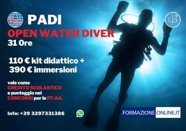 PADI OPEN WATER - REGGIO DI CALABRIA