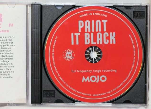 Paint It Black, MOJO Various Artists - Sealed CD, 2016.