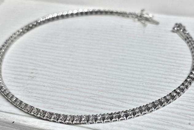 Pala Diamond - 18 carati Oro bianco - Bracciale Diamanti