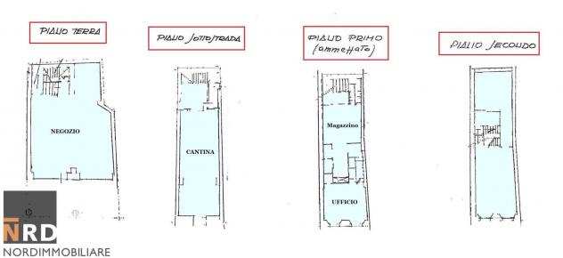 Palazzina ad uso commerciale in centro